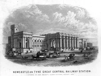 Gare centrale de Newcastle-upon-Tyne